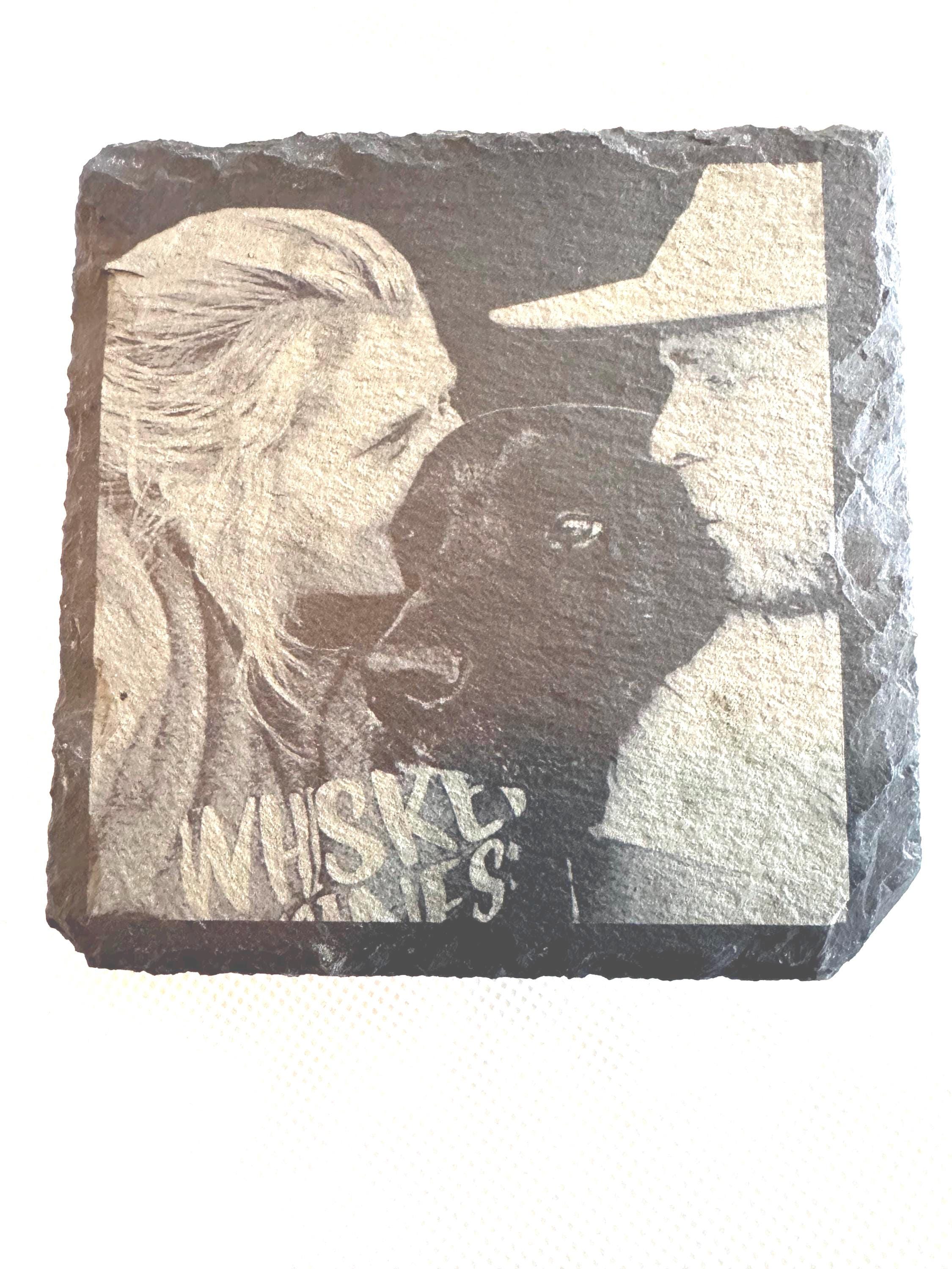 Custom photo engraved 4x4 slate tiles. - Nancy’s Custom Creations