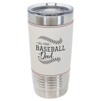 Polar Camel 20 oz. Baseball Tumbler with Slider Lid
