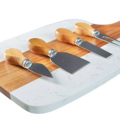 Marble Serving Board Set
