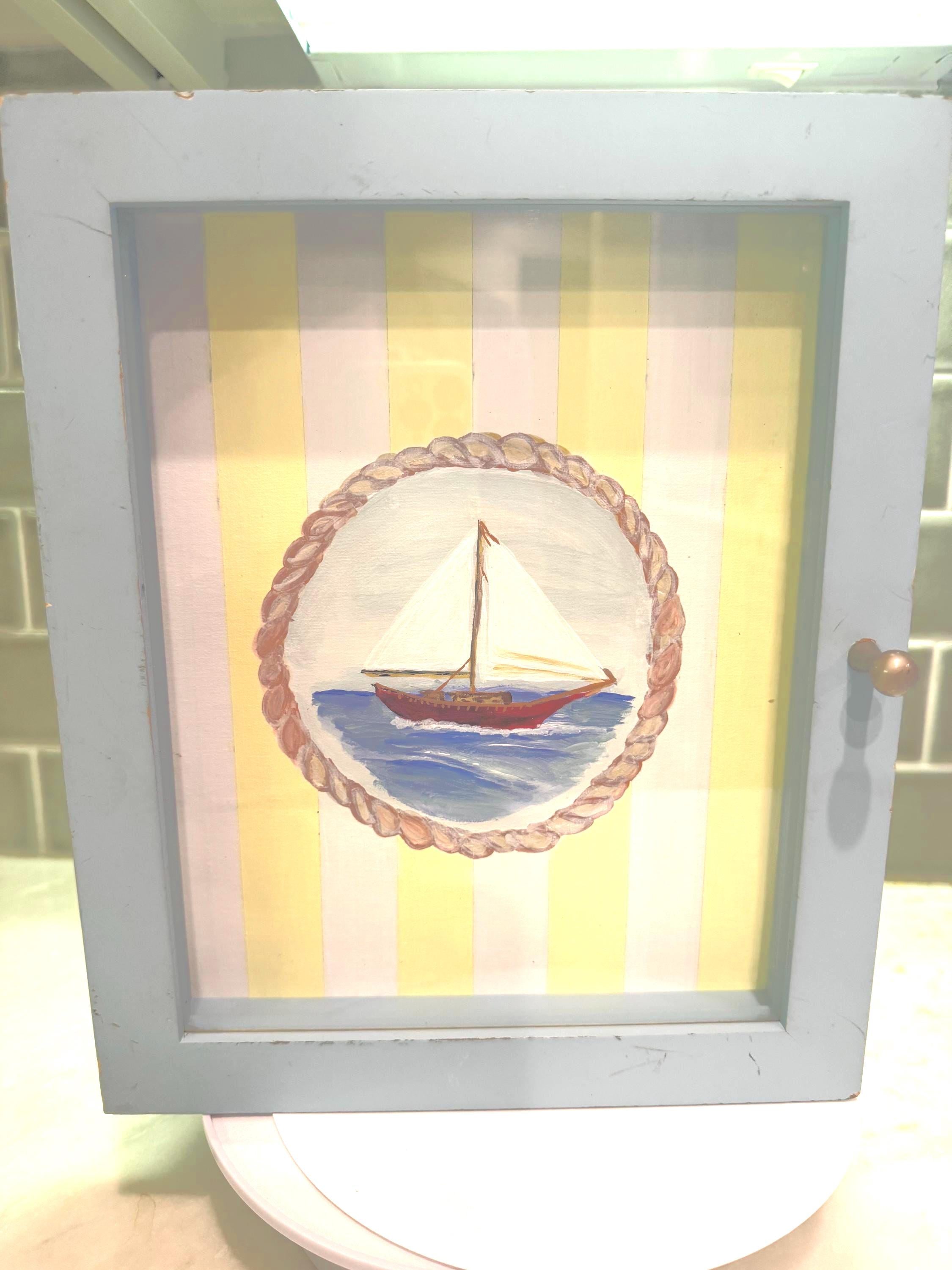 Boy blue with a boat - Nancy’s Custom Creations