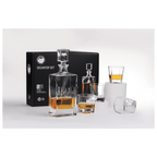Custom Engraved Decanter and Whiskey Rocks Glasses