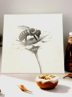 KitchenArt Tile Trivet – Stylish Laser Engraved Bumblebee Design - Nancy’s Custom Creations