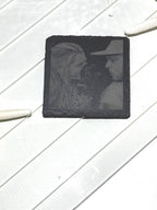 Custom photo engraved 4x4 slate tiles. - Nancy’s Custom Creations