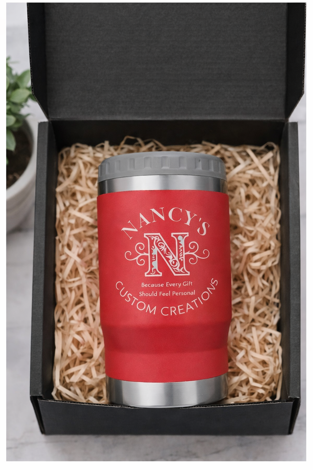 Personalized 4-in-1 Stainless Steel Insulated Koozie
