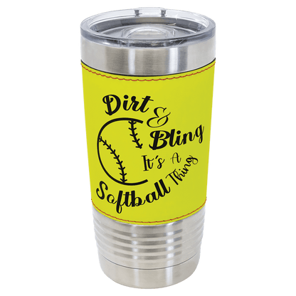 Polar Camel 20 oz. Softball Tumbler with Slider Lid