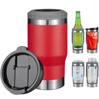 Personalized 4-in-1 Stainless Steel Insulated Can Cooler