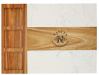 Marble Charcuterie Board - 11 Piece Set