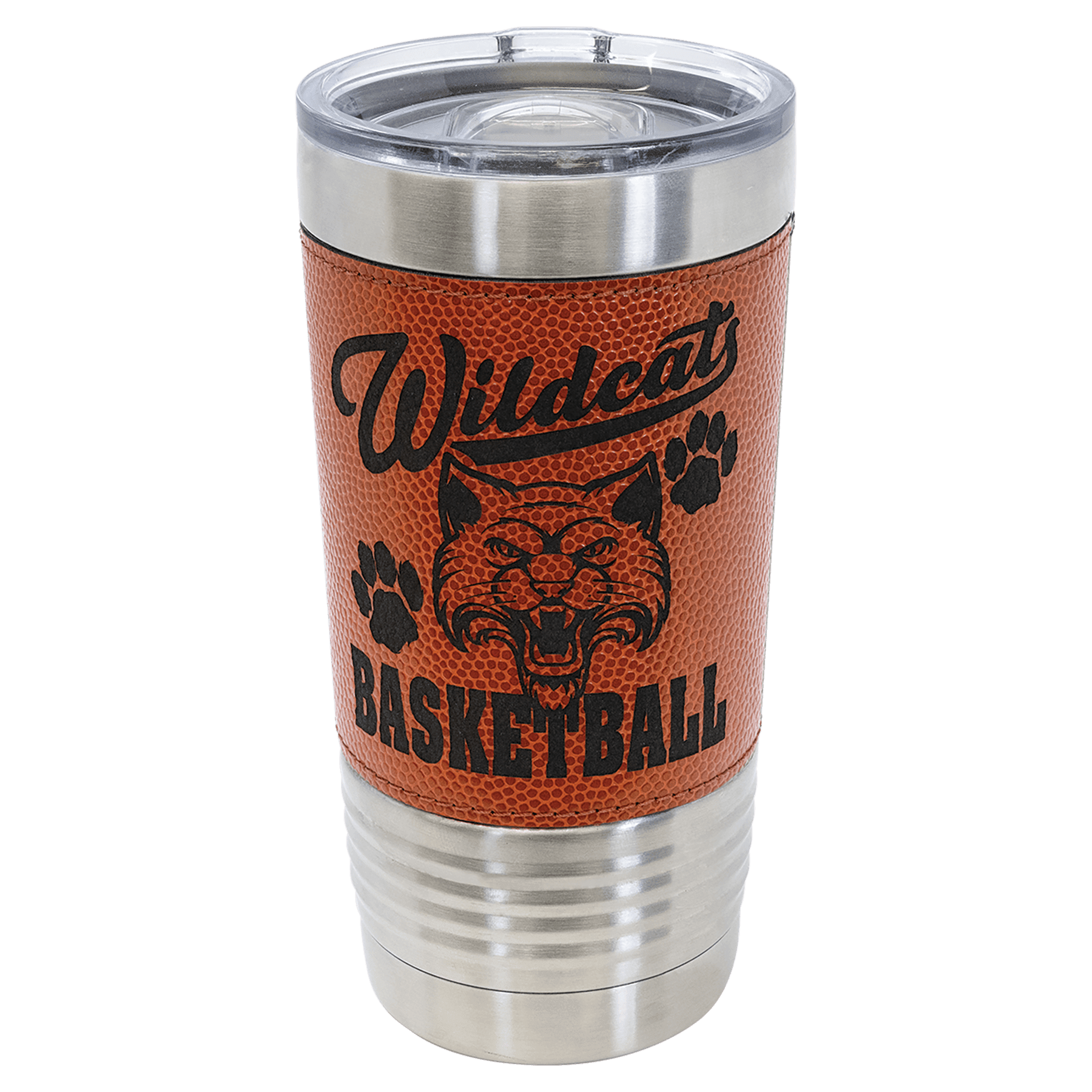 Polar Camel 20 oz. Basketball Tumbler with Slider Lid