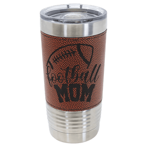 Polar Camel 20 oz. Football Tumbler with Slider Lid