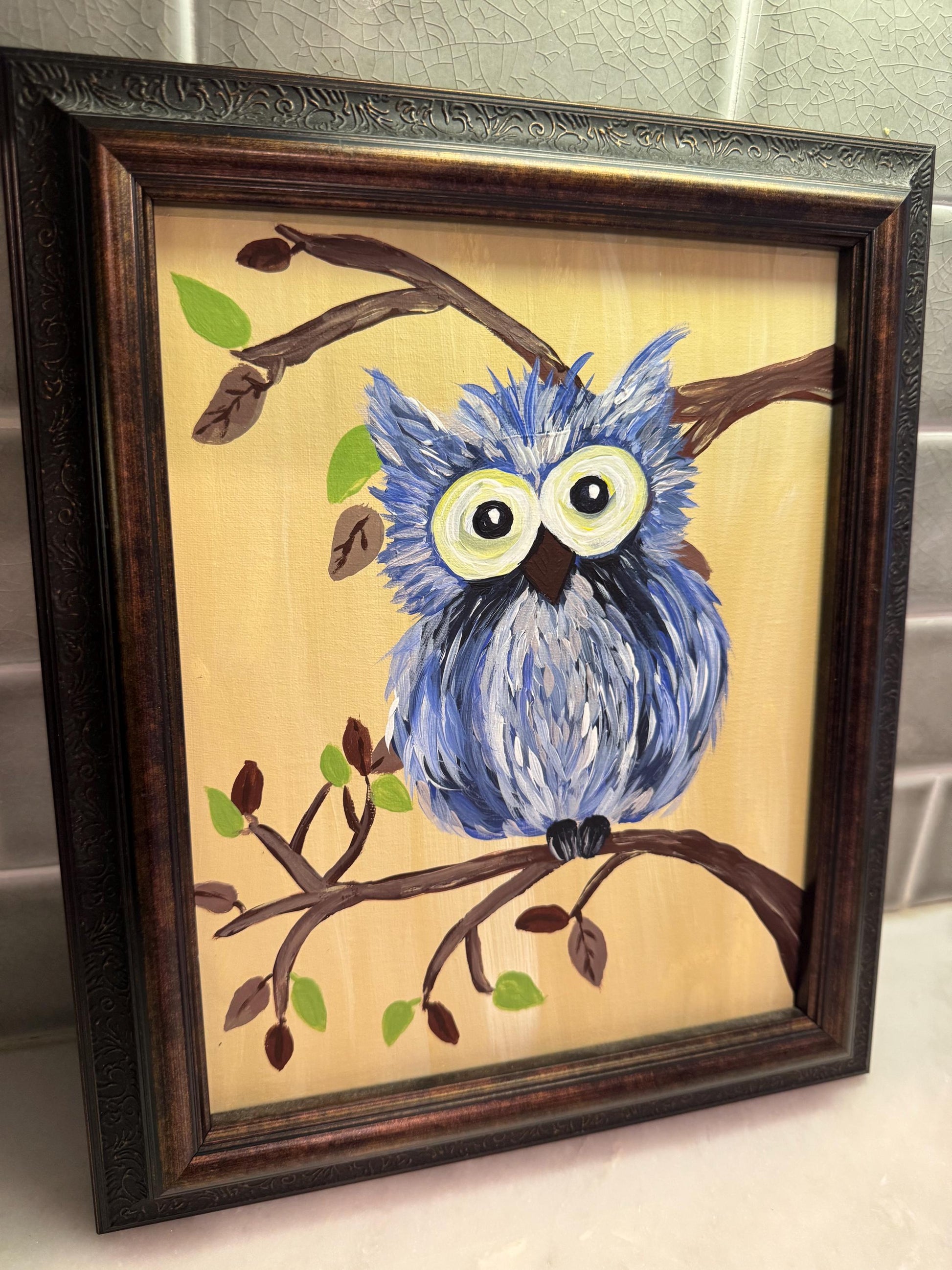 Ol’ Blue Hoot - Nancy’s Custom Creations