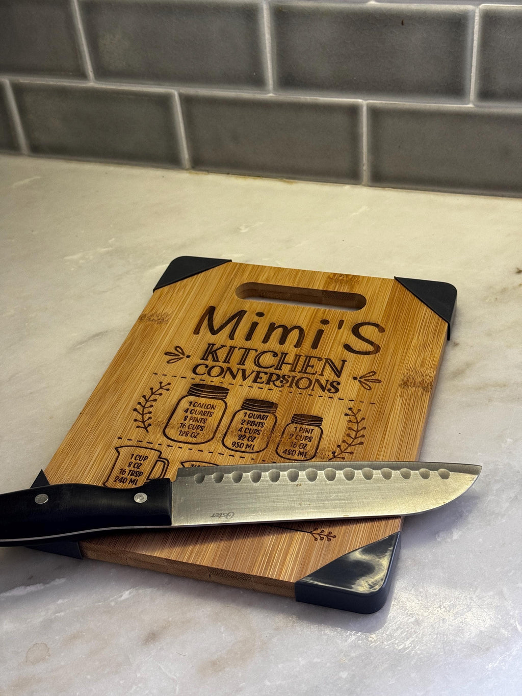 Customized Bamboo Cutting Board 8x10 - Nancy’s Custom Creations