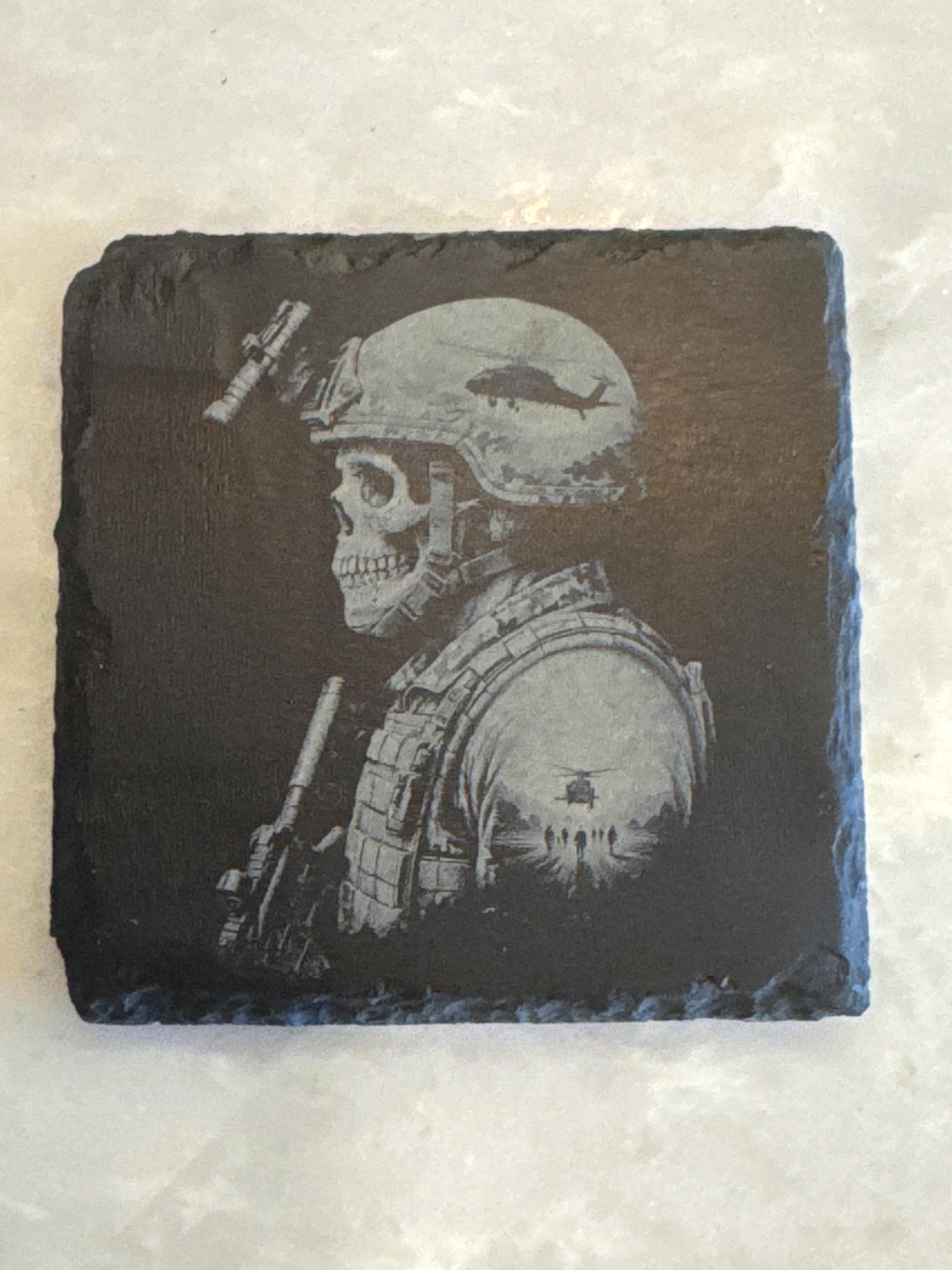 Military Inspired Coasters - Nancy’s Custom Creations
