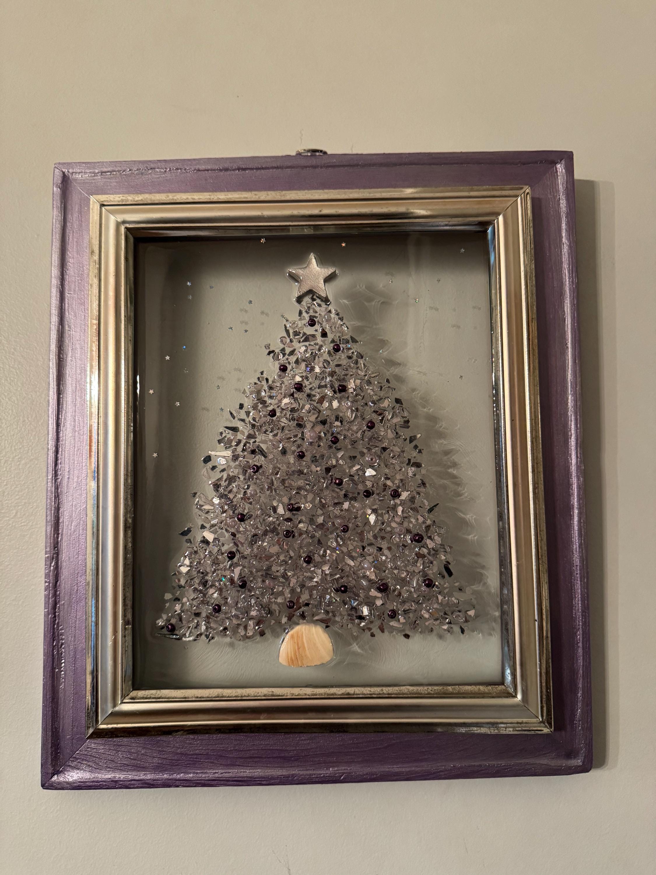 Pretty Purple Christmas tree