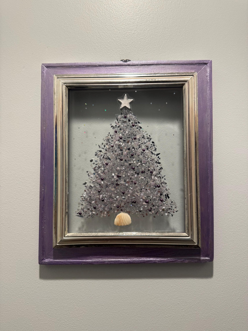 Pretty Purple Christmas tree