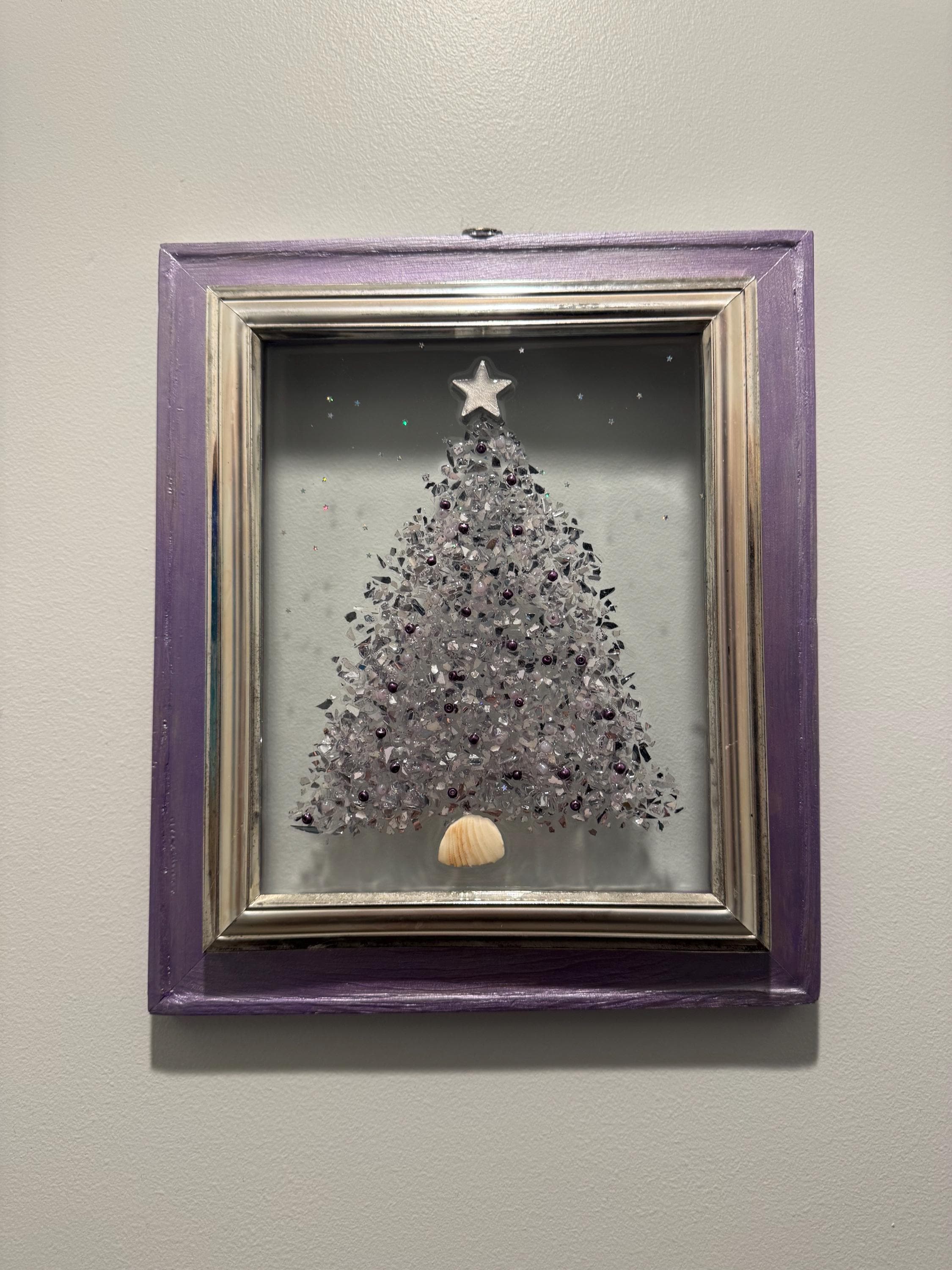 Pretty Purple Christmas tree