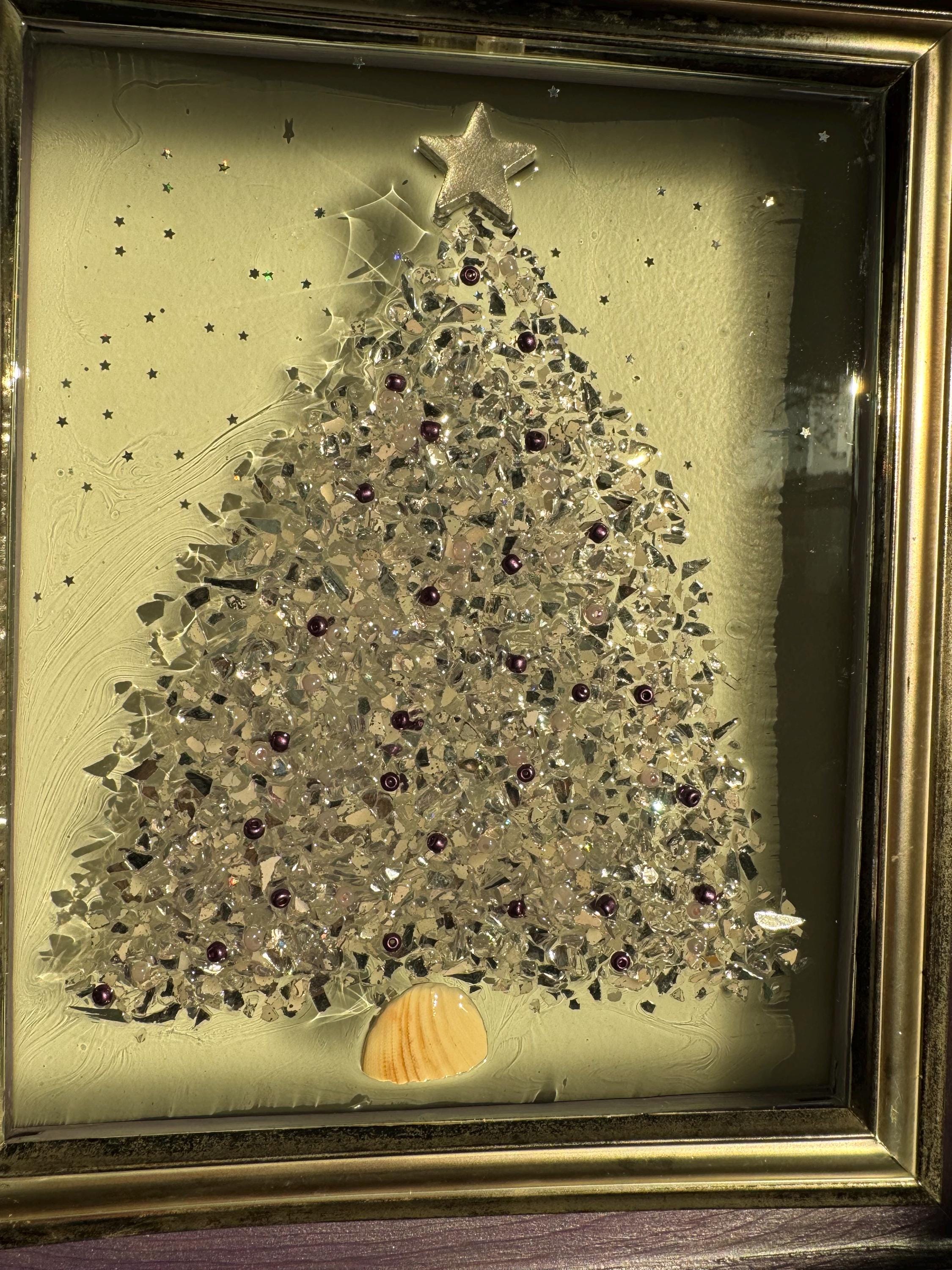Pretty Purple Christmas tree
