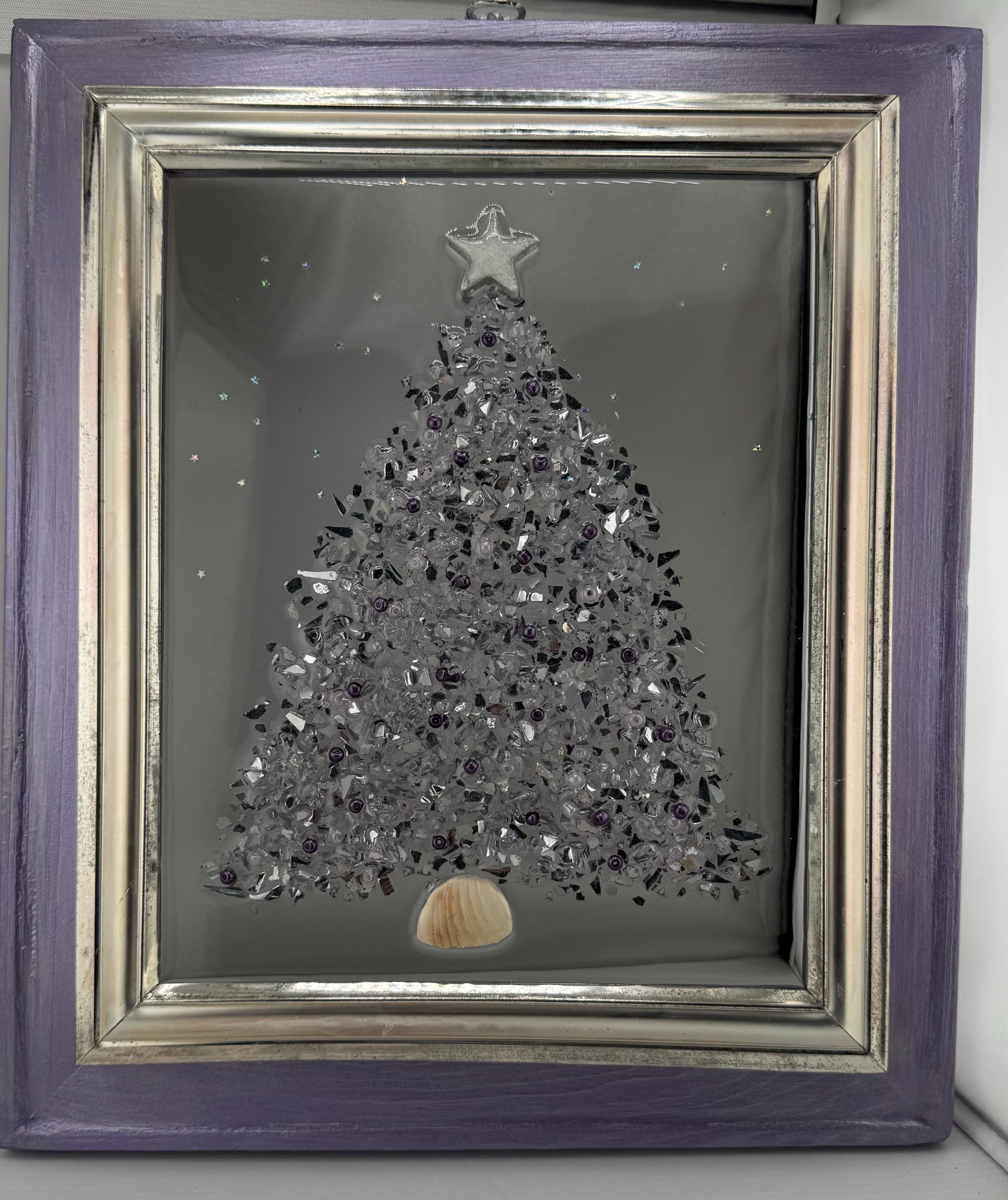 Pretty Purple Christmas tree