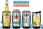 Personalized 4-in-1 Stainless Steel Insulated Can Cooler