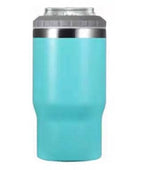 Happy Place Personalized 4-in-1 Stainless Steel Insulated Koozie