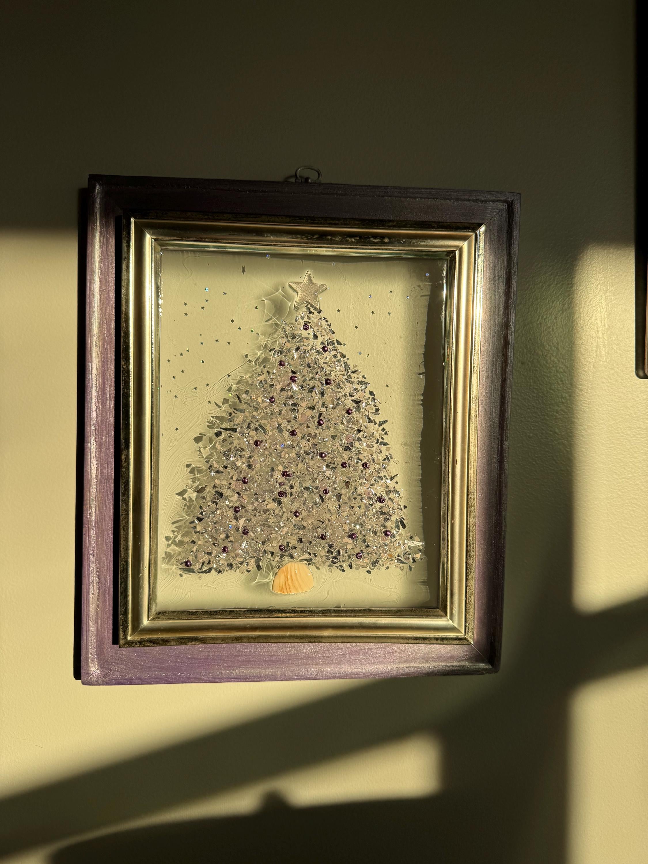 Pretty Purple Christmas tree