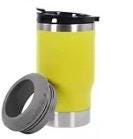 Happy Place Personalized 4-in-1 Stainless Steel Insulated Koozie