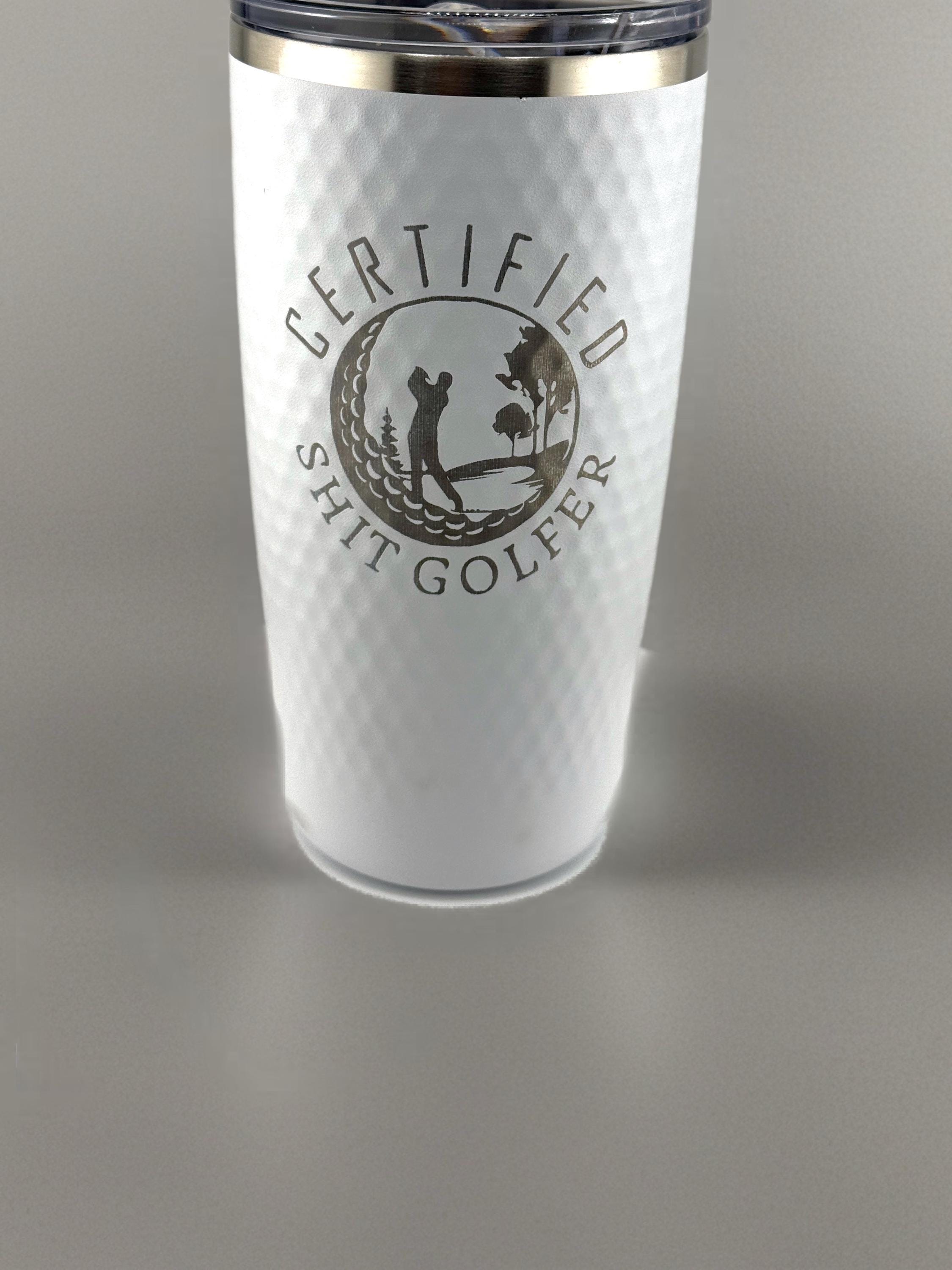 Dimpled Golf Tumbler