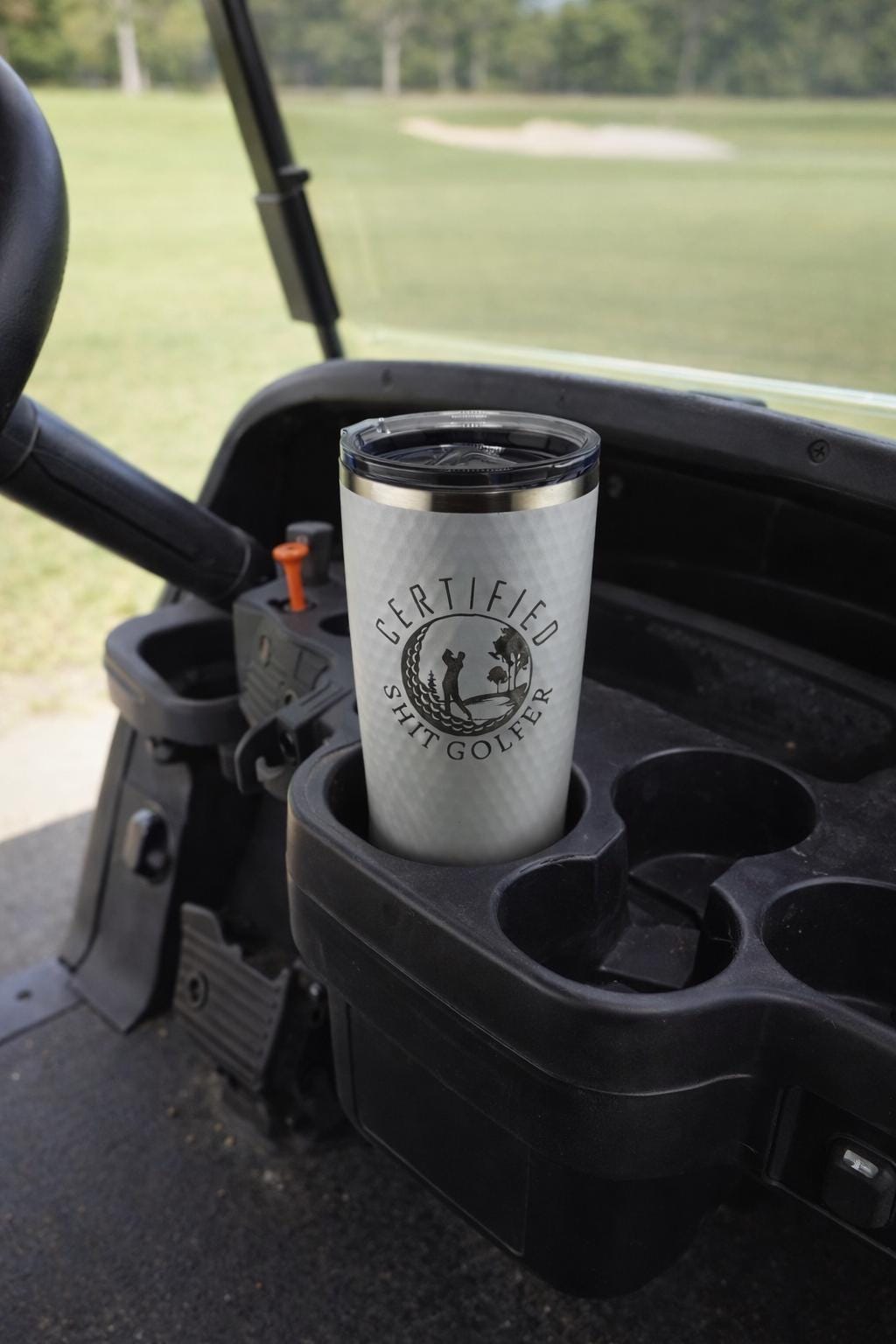 Dimpled Golf Tumbler