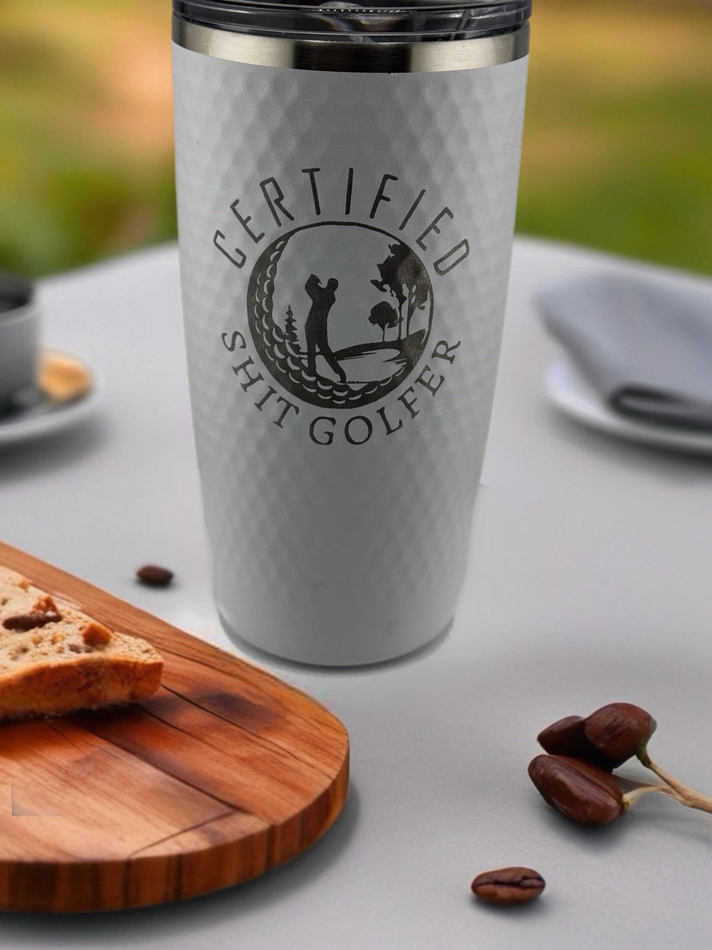 Dimpled Golf Tumbler