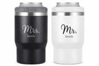 Personalized Mr. & Mrs. 4-in-1 Can Cooler Set (Set of 2)