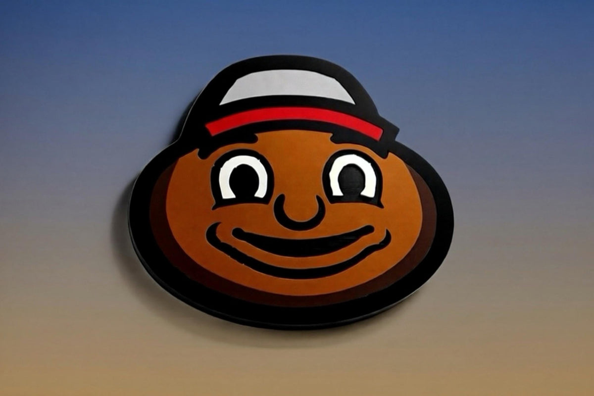 Brutus Buckeye Wooden Layered Wall Art – 18×21