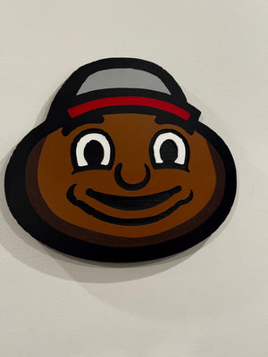 Brutus Buckeye Wooden Layered Wall Art – 18×21
